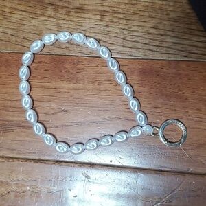 Ideal of Sweden white pearl phone chain